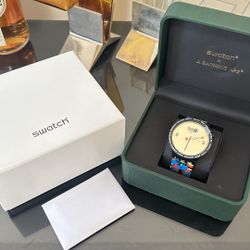 Swatch x Bape Black Camo Gold BNIB A Bathing Ape Tokyo