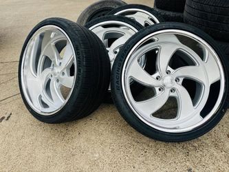 new wheels and tires staggered