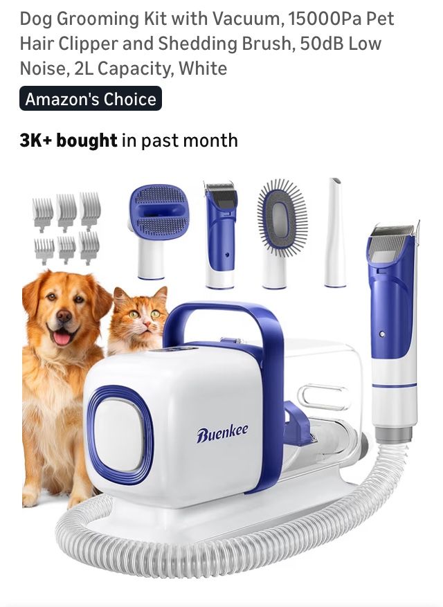 Buenkee pet grooming kit