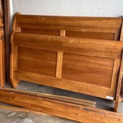 Full Size Bed Frame With Side rails
