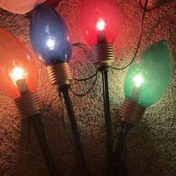 Christmas ground Stake Lights/4 Sets