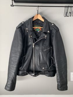 Putnam Leather Gold PLG Men’s Biker Jacket