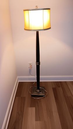 Floor Lamp with Drum Shade