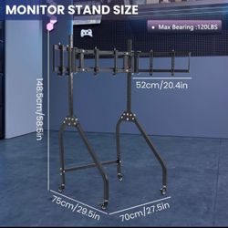 3 Screen Mount For Sim Racing Or Anything Else You Wand 