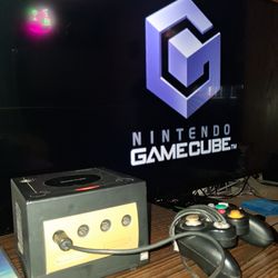 Black Nintendo GameCube Tested/Working