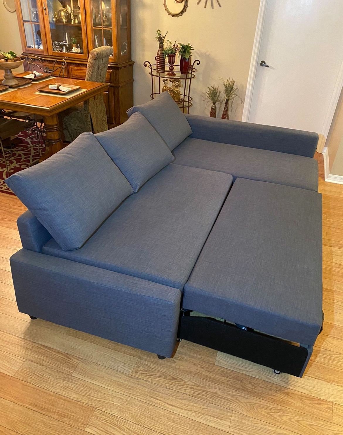Lightly Used Dark Gray IKEA Friheten Sectional Sofa With Storage (Delivery Available)