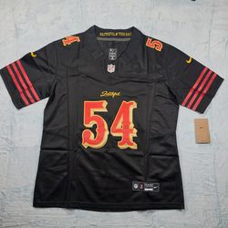Women's 49ers Rivalry Fred Warner #54 Jersey Size Large