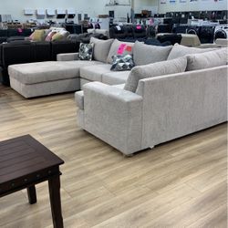 Gray April Sectional