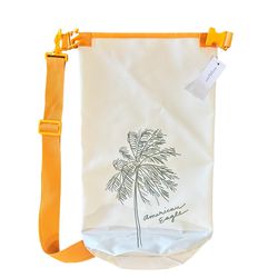 NWT American Eagle Waterproof Dry Bag White And Orange Logo Adjustable Strap NEW