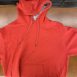 Red champion sweatshirt L 