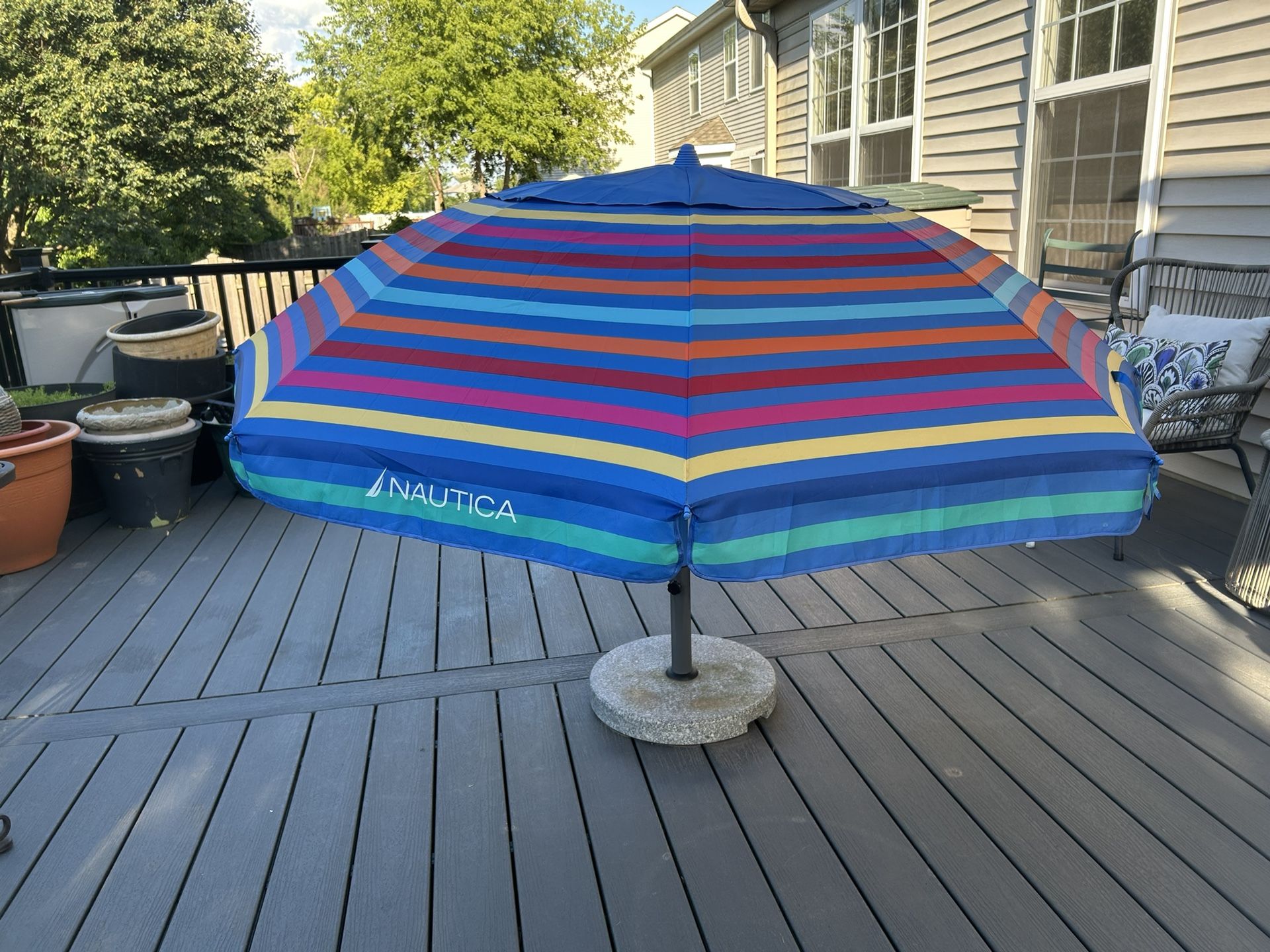 Nautica 7ft Beach Umbrella That Tilts