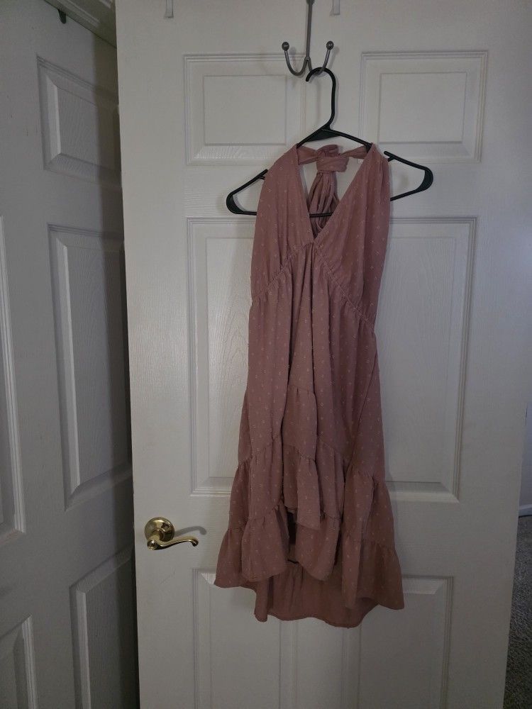 Plus Halter Dress