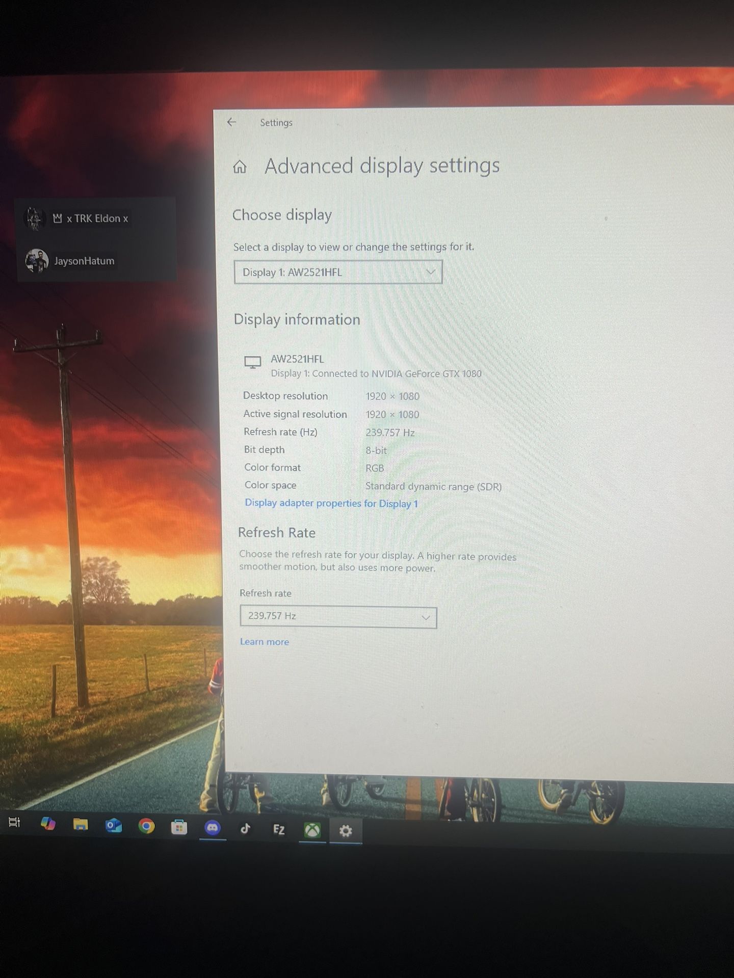 Alienware Monitor 240 Hz