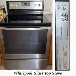 Whirlpool Glass Top Stove