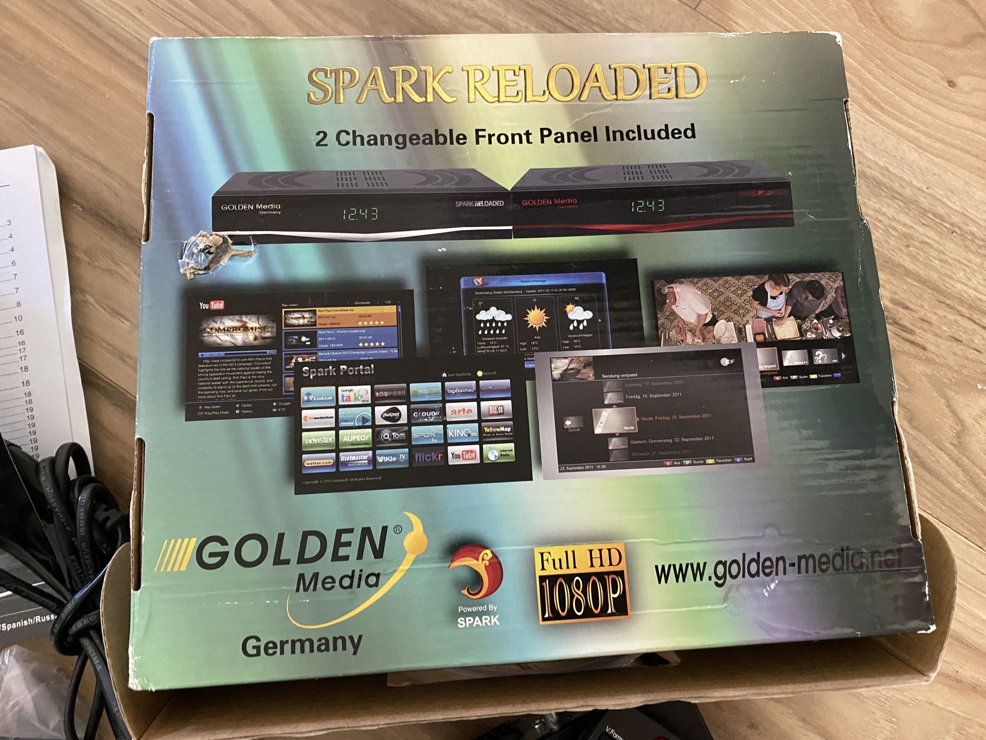 Golden Media SPARK – RELOADED HD Satellite Receiver