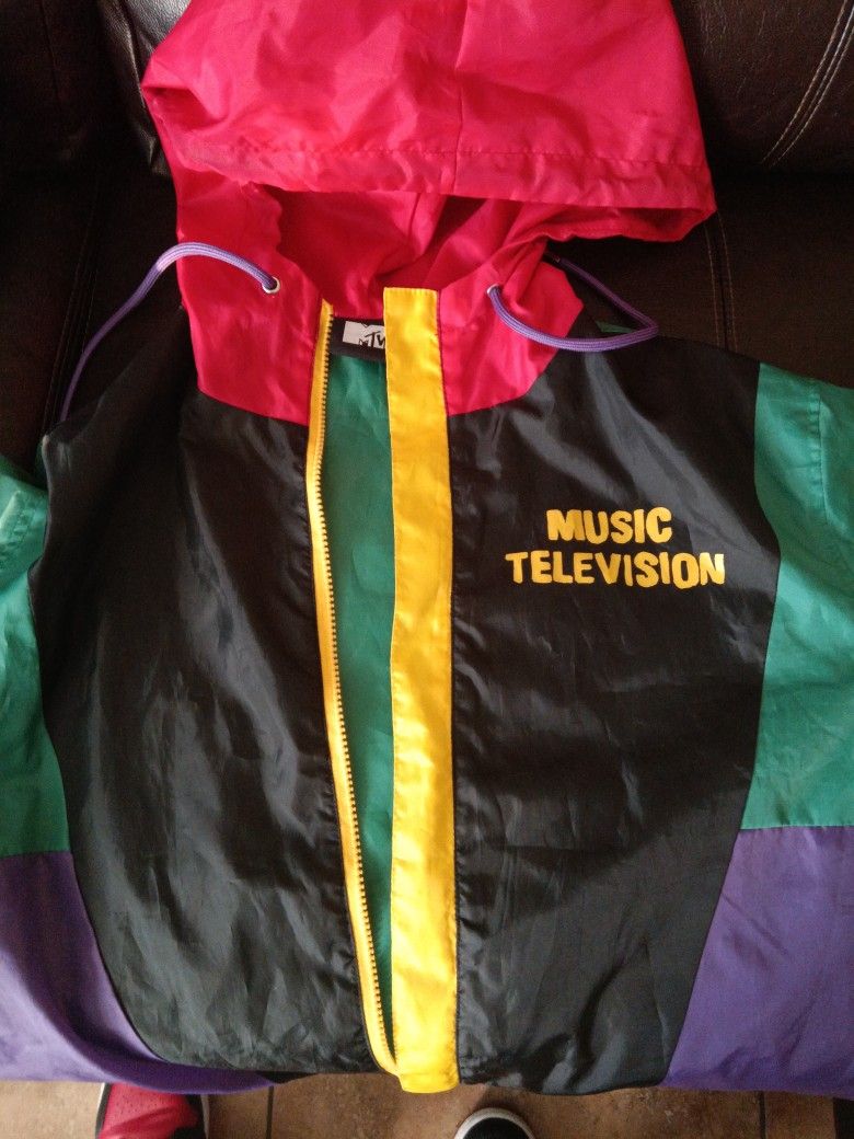 Vintage 90s MTV Windbreaker