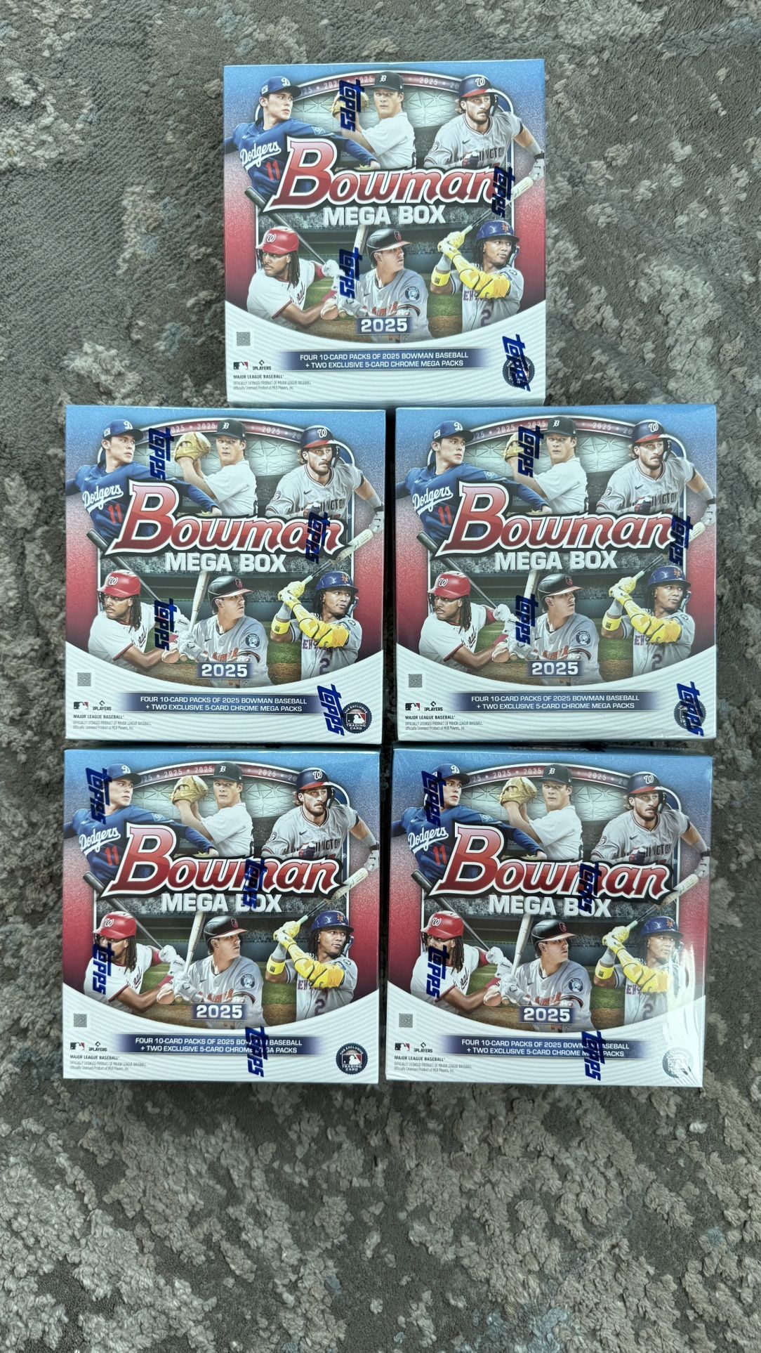 2025 MLB Bowman Mega Box Lot