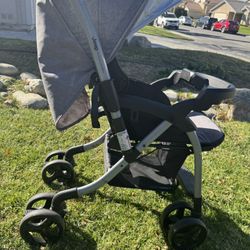 Jeep By Delta Children Reversible Handle Stroller - Gray Tweed