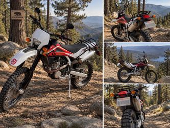 TXC 450 6 SPEED WITH CALIFORNIA LICENSE PLATE.
