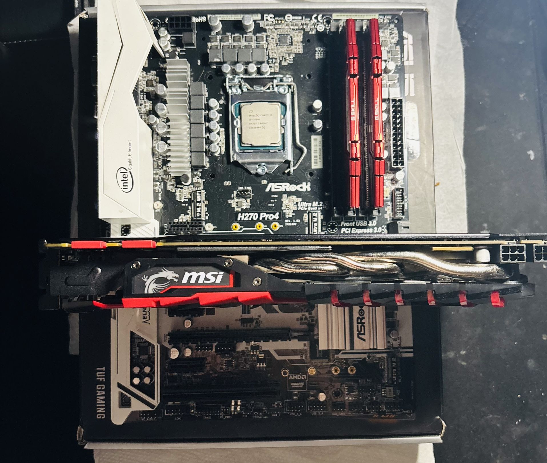 Motherboard/Cpu/Gpu/Ram Combo