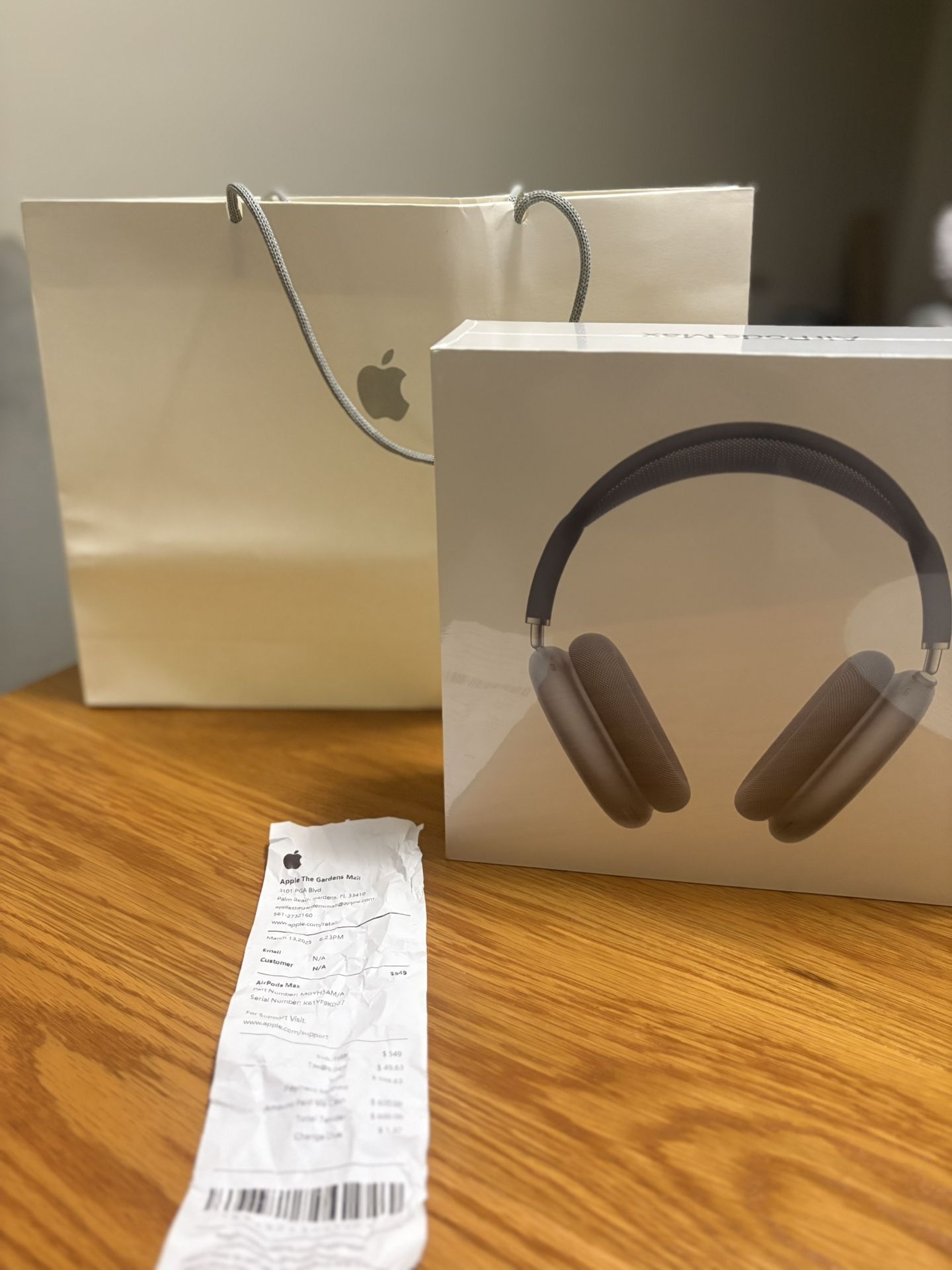 Apple Airpods Max Midnight Blue with Receipt