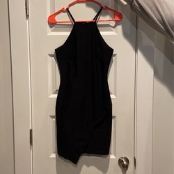Love Culture Solid Black Dress
