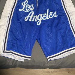 Vintage Basketball Laker Shorts Size Large