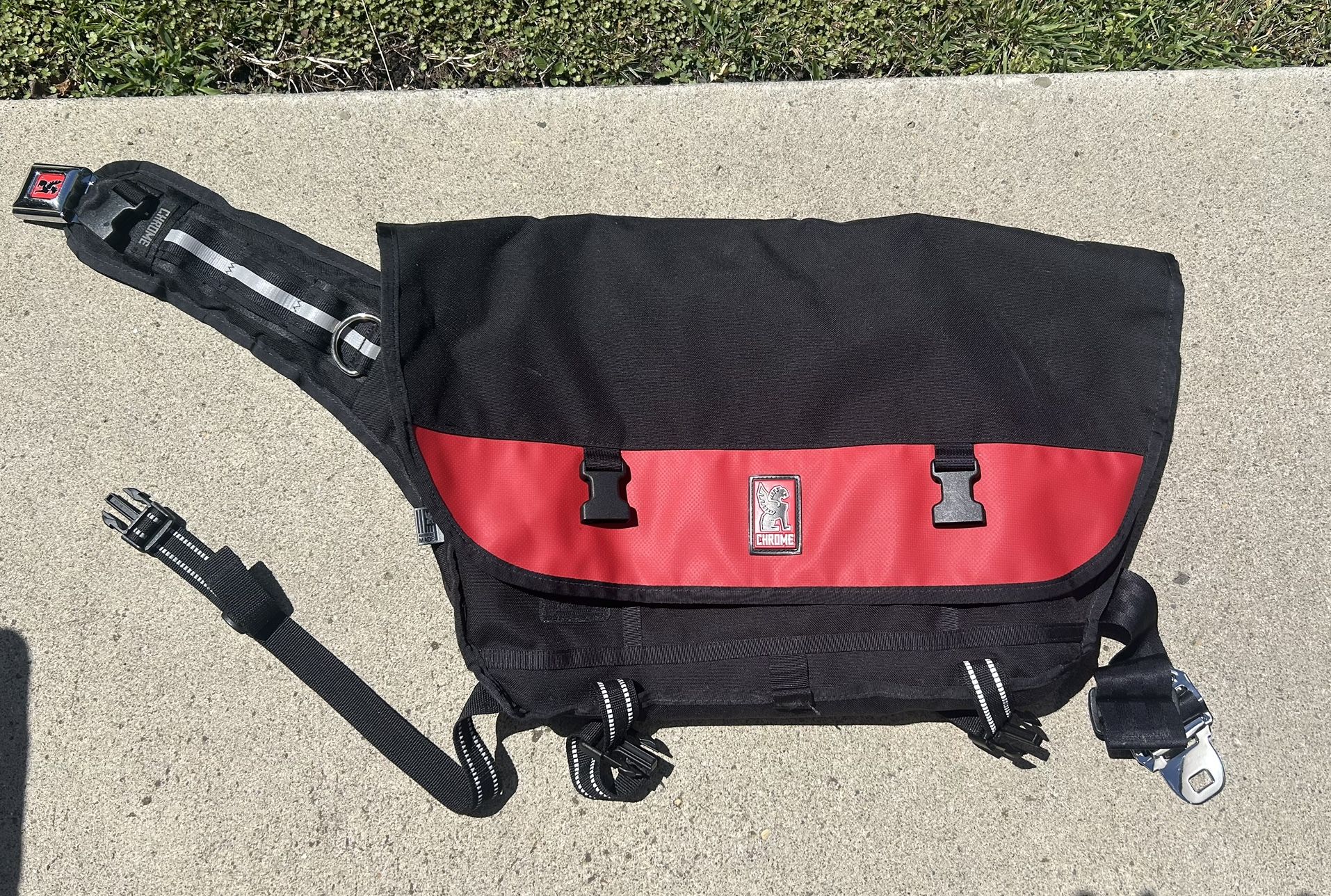Chrome Messenger Bag
