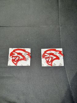 Red Hellcat Badges
