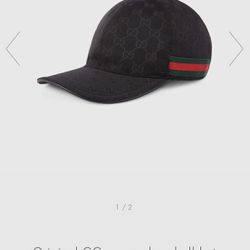 Gucci Black Baseball Hat