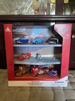 Disney Pixar Cars 9-piece figurine set (only Luigi is missing)
