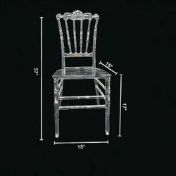 acrylic Wedding Chair