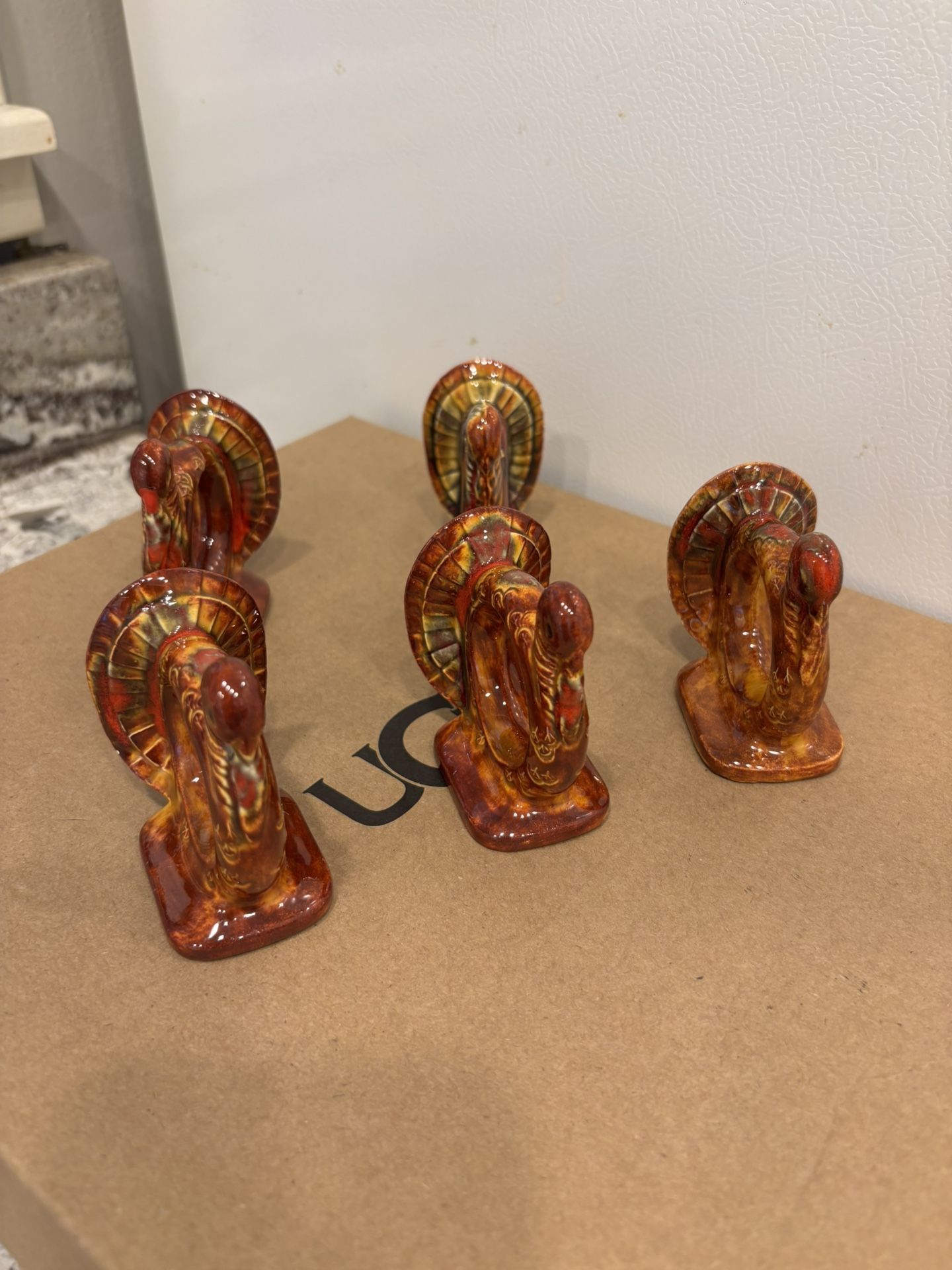 Vintage Turkey Napkin Rings