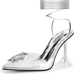 Clear Heels Shoes 8.5