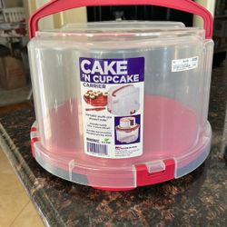 CAKE AND CUP CAKE CARRIER 