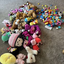 Tons Of stuffed Pillows/Toys/Blocks
