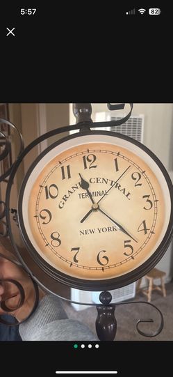 Doubled Sided Wall Mount Clock
