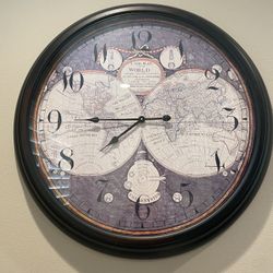 Larger Global Wall Clock By UMA Enterprise 36” 