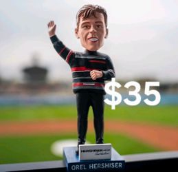 Orel Hershiser Ontario Tower Buzzers 2026 sga 1988 world series celebration bobblehead, New