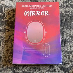 Wall Mounted Lighted Makeup Vanity Mirror