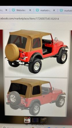 NEW Bestop 55729-37 Spice Supertop Classic Replacement Skins CJ7/YJ 1976–1995 NIB