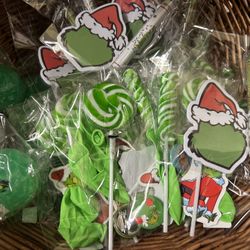 Grinch Goodies, Pen/Notepad & Ornaments 