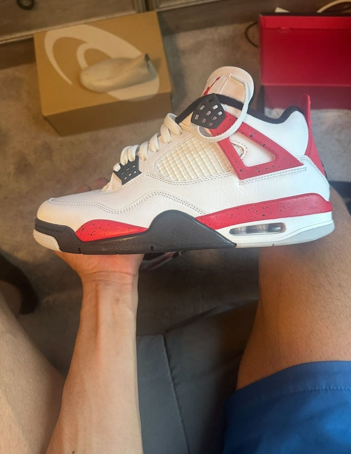 JORDAN 4 RETRO 'RED CEMENT'
