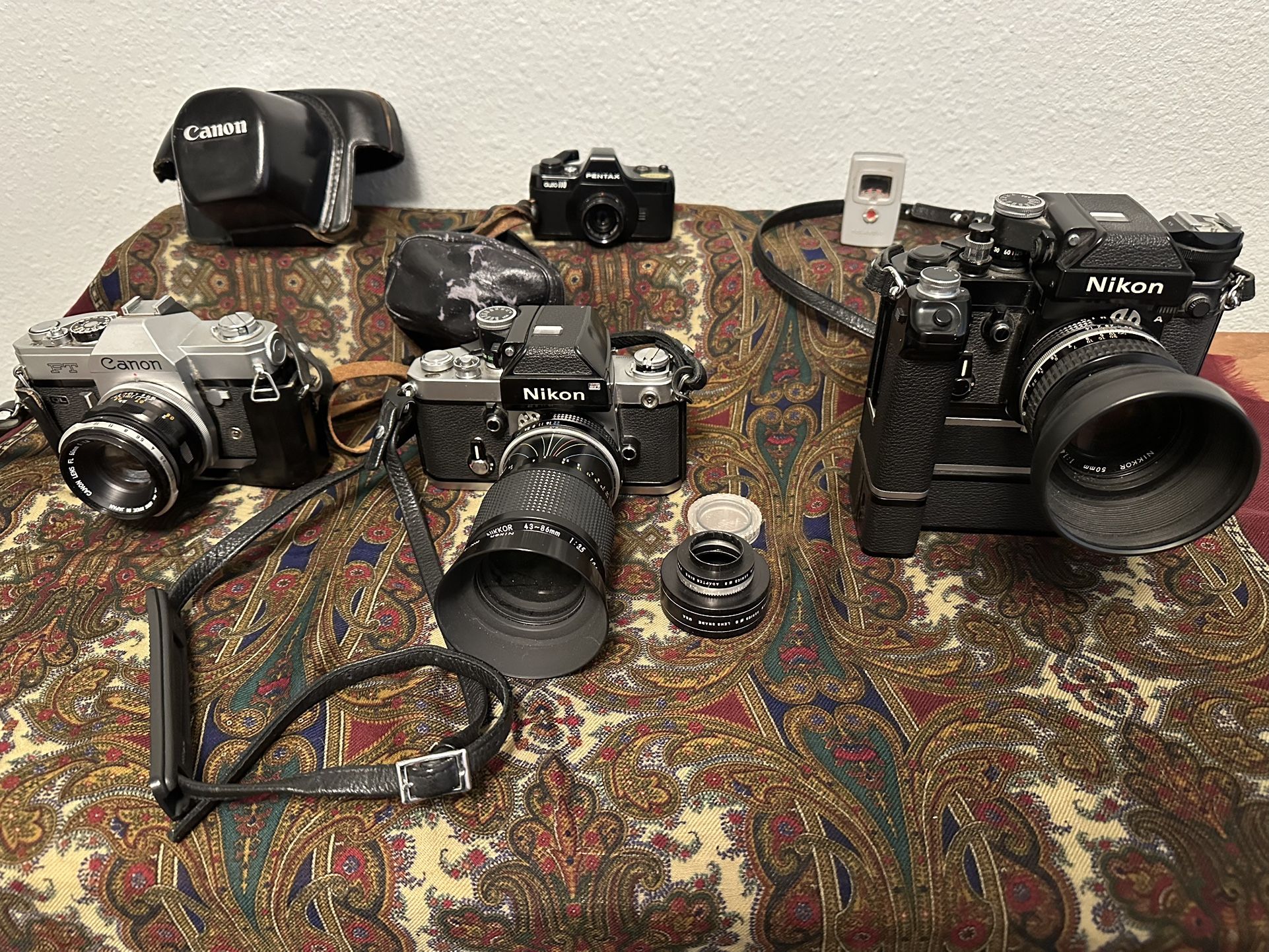 Vintage 35mm/110 SLR Film Cameras