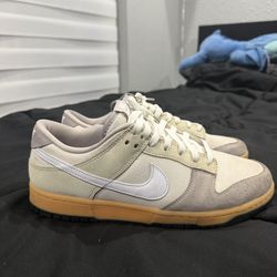 Nike Dunk Low SE Light Bone/Gum 🔥 Size 10.5 | Used | Clean Neutral Colorway