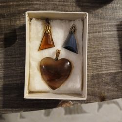 Three Beautiful Pendants for Necklaces 