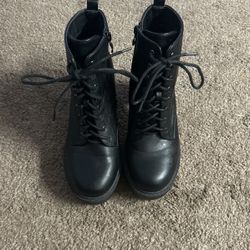 Black Leather Boots
