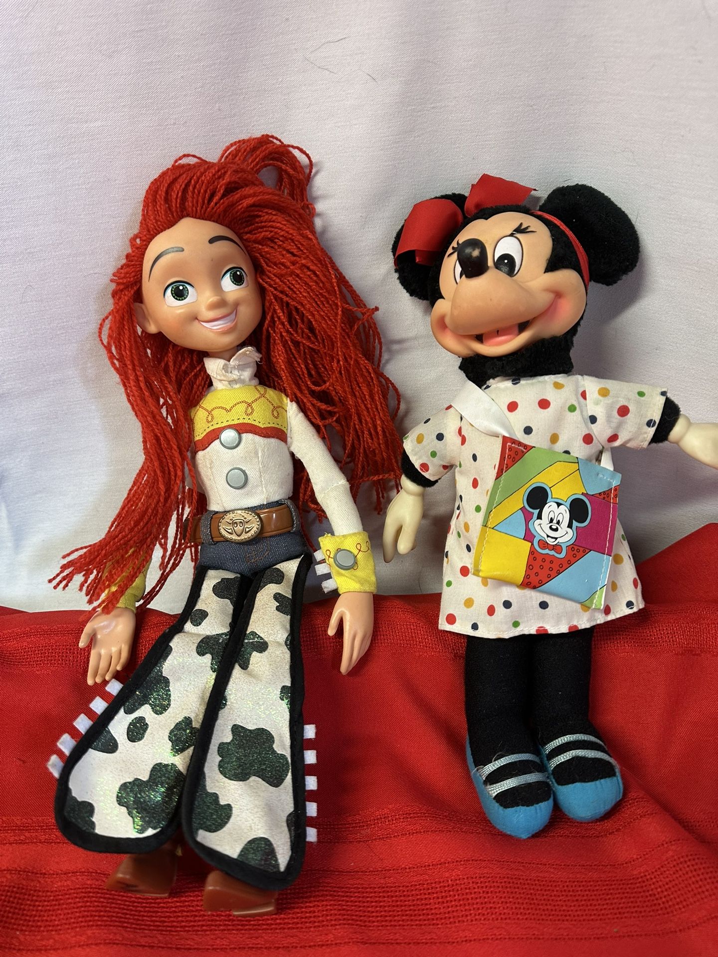 Collectable Disney Jesse & Minnie Dolls