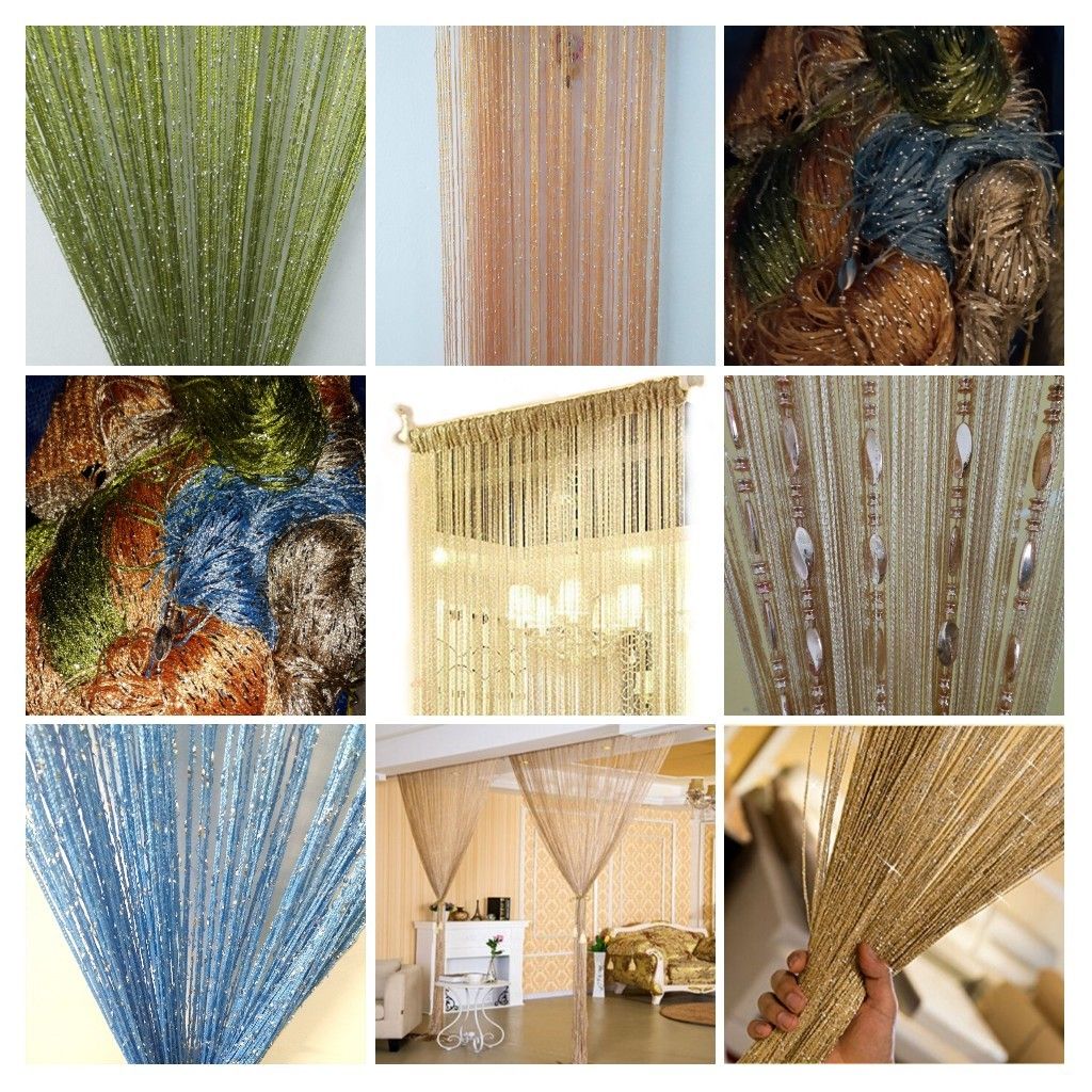 $80 Decorative Door String Curtain Wall Panel Fringe Window Room Blind Divider Tassel Screen Home 100cm 200cm