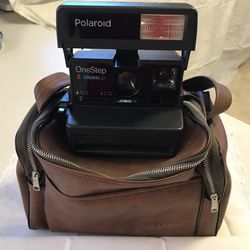 Vintage Polaroid OneStep Camera, Black
